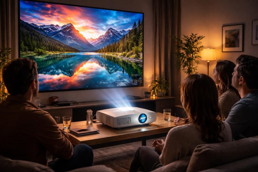 Soirée démo : réussir lumière et contraste avec Vidéoprojecteur Acer