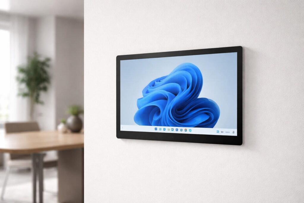Câblage clean : intégrer une Tablette tactile Microsoft au mur sans fils visibles