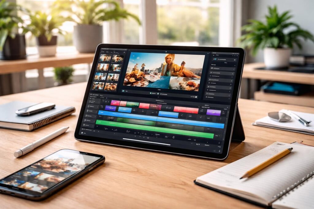 Contenu terrain : iPad pour UGC, montage et publication rapide