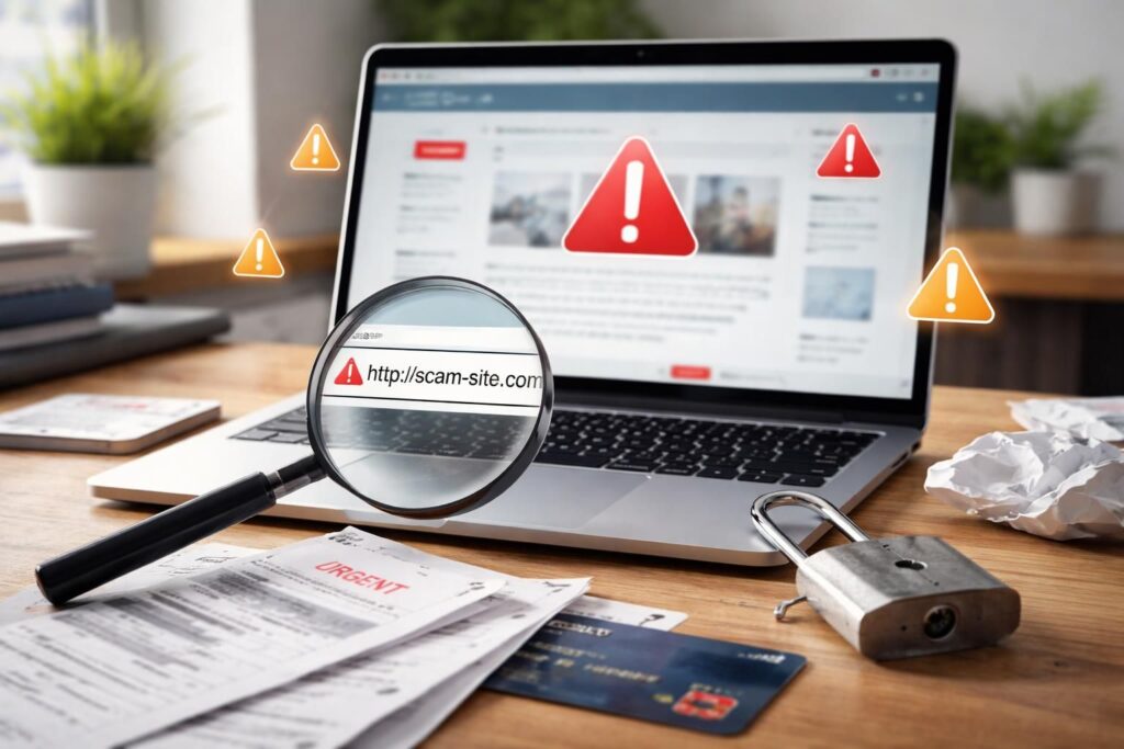 Les signaux d’alarme à détecter pour savoir si un site est frauduleux ou pas