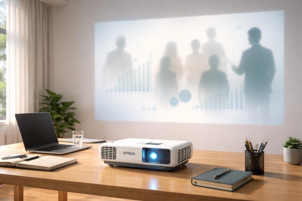 Storytelling : projeter témoignages et chiffres clés avec Vidéoprojecteur Epson
