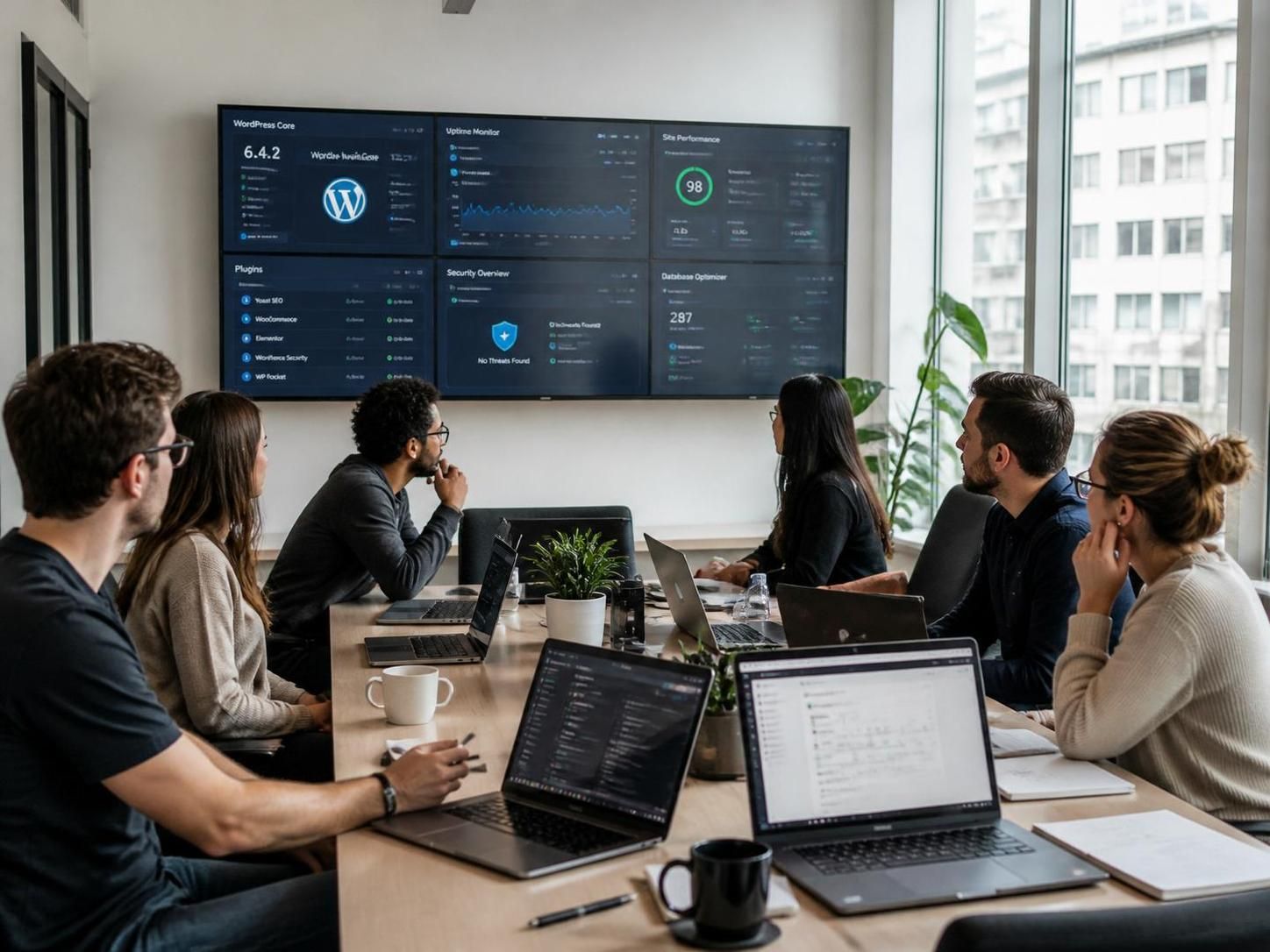 assurez la performance et la sécurité de votre site wordpress grâce à nos services de maintenance incluant sauvegardes régulières, mises à jour efficaces et protection contre les vulnérabilités.